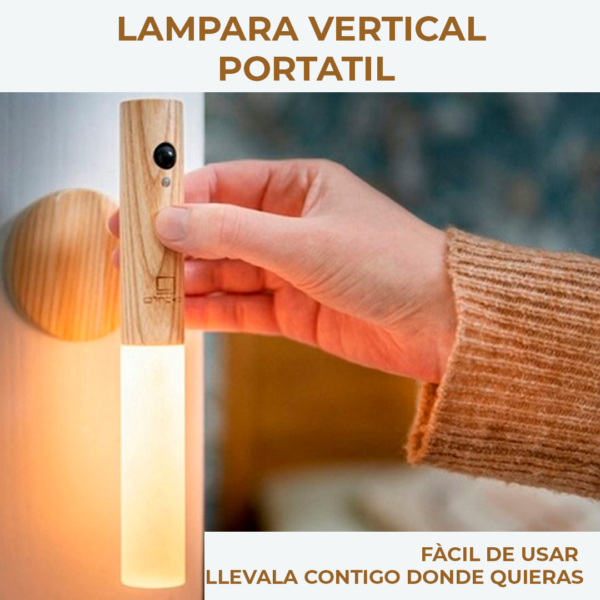LAMPARA LED RECARGABLE CON SENSOR